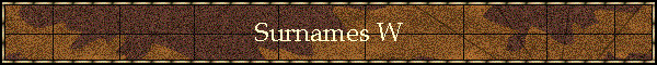 Surnames W