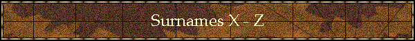 Surnames X - Z